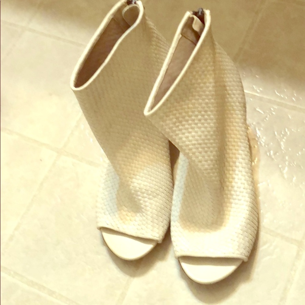 White booties
